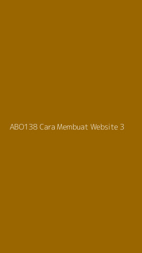 Tampilan Antarmuka Aplikasi Abo138 Cara Membuat Website - 3