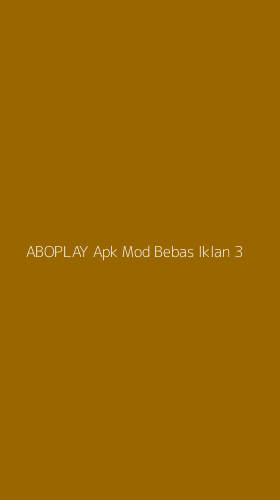 Tampilan Antarmuka Aplikasi Aboplay Apk Mod Bebas Iklan - 3