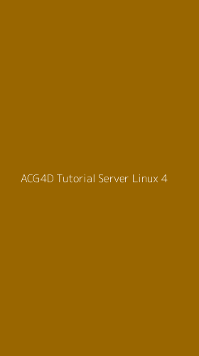 Tampilan Antarmuka Aplikasi Acg4d Tutorial Server Linux - 4
