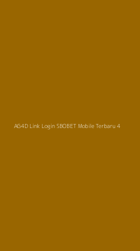 Tampilan Antarmuka Aplikasi Ag4d Link Login Sbobet Mobile Terbaru - 4