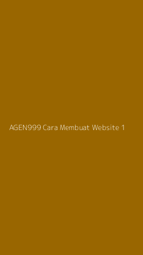 Tampilan Antarmuka Aplikasi Agen999 Cara Membuat Website - 1