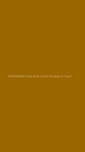 Tampilan Antarmuka Aplikasi Ahlidomino Situs Multi Game Terbesar Di Asia - 1