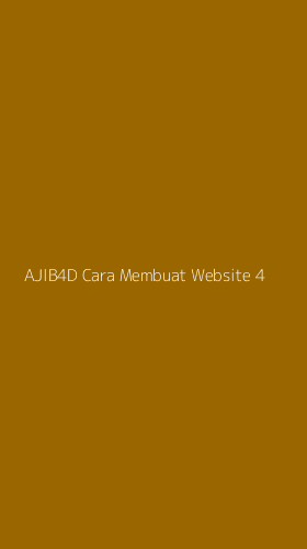 Tampilan Antarmuka Aplikasi Ajib4d Cara Membuat Website - 4