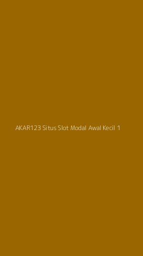 Tampilan Antarmuka Aplikasi Akar123 Situs Slot Modal Awal Kecil - 1