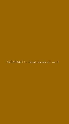 Tampilan Antarmuka Aplikasi Aksara4d Tutorial Server Linux - 3