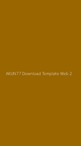 Tampilan Antarmuka Aplikasi Akun77 Download Template Web - 2