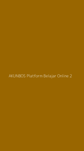 Tampilan Antarmuka Aplikasi Akunbos Platform Belajar Online - 2