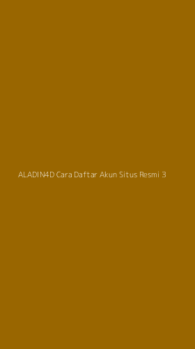 Tampilan Antarmuka Aplikasi Aladin4d Cara Daftar Akun Situs Resmi - 3