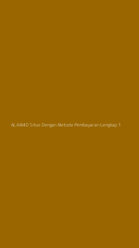 Tampilan Antarmuka Aplikasi Alam4d Situs Dengan Metode Pembayaran Lengkap - 1