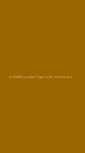 Tampilan Antarmuka Aplikasi Alpha88 Cara Main Togel Colok Jitu Pemula - 4