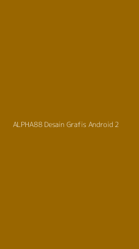 Tampilan Antarmuka Aplikasi Alpha88 Desain Grafis Android - 2
