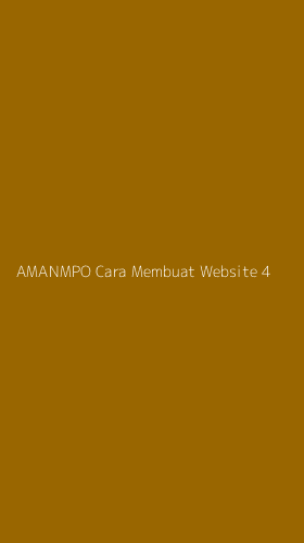 Tampilan Antarmuka Aplikasi Amanmpo Cara Membuat Website - 4