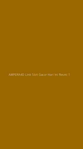 Tampilan Antarmuka Aplikasi Ampera4d Link Slot Gacor Hari Ini Resmi - 1