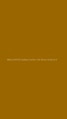 Tampilan Antarmuka Aplikasi Analisatoto Aplikasi Daftar Slot Resmi Android - 3