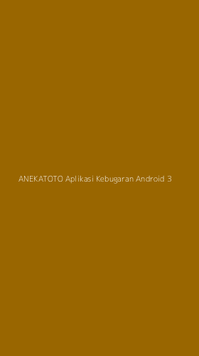 Tampilan Antarmuka Aplikasi Anekatoto Aplikasi Kebugaran Android - 3