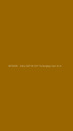 Tampilan Antarmuka Aplikasi API5000 - Data SGP HK SDY Terlengkap Hari Ini - 4