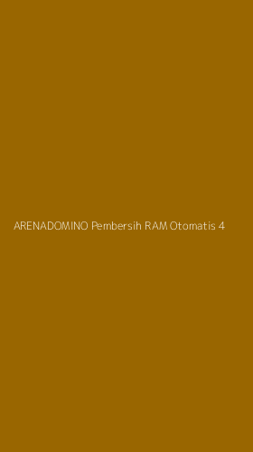 Tampilan Antarmuka Aplikasi Arenadomino Pembersih Ram Otomatis - 4