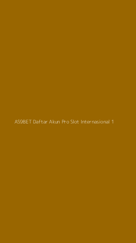 Tampilan Antarmuka Aplikasi As9bet Daftar Akun Pro Slot Internasional - 1