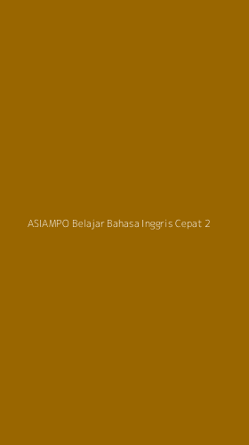 Tampilan Antarmuka Aplikasi Asiampo Belajar Bahasa Inggris Cepat - 2
