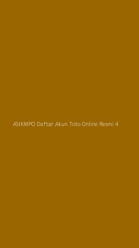 Tampilan Antarmuka Aplikasi Asikmpo Daftar Akun Toto Online Resmi - 4