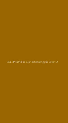 Tampilan Antarmuka Aplikasi Aslibandar Belajar Bahasa Inggris Cepat - 2