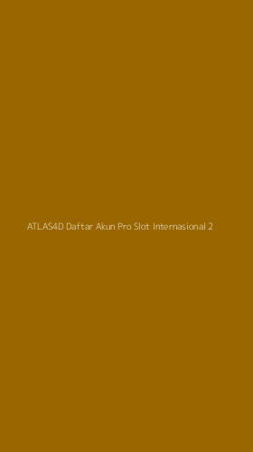 Tampilan Antarmuka Aplikasi Atlas4d Daftar Akun Pro Slot Internasional - 2