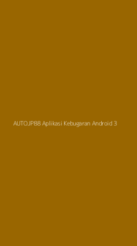 Tampilan Antarmuka Aplikasi Autojp88 Aplikasi Kebugaran Android - 3
