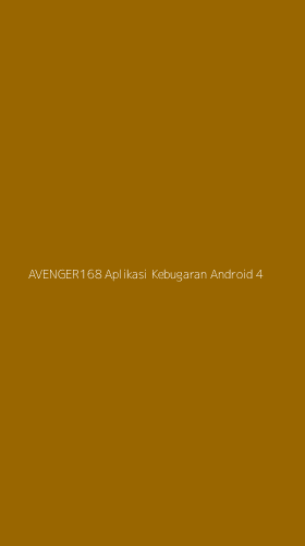 Tampilan Antarmuka Aplikasi Avenger168 Aplikasi Kebugaran Android - 4