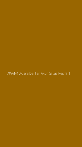 Tampilan Antarmuka Aplikasi Awan4d Cara Daftar Akun Situs Resmi - 1