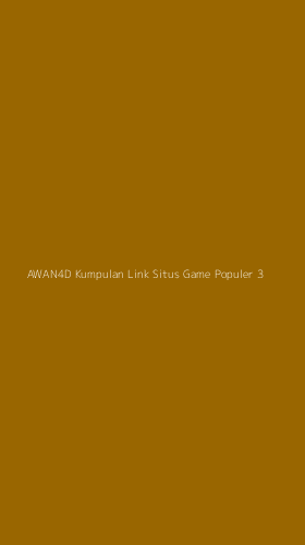 Tampilan Antarmuka Aplikasi Awan4d Kumpulan Link Situs Game Populer - 3