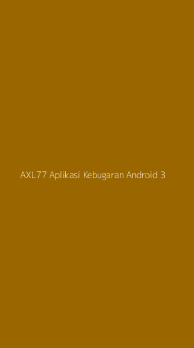 Tampilan Antarmuka Aplikasi Axl77 Aplikasi Kebugaran Android - 3