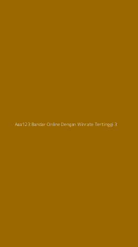 Tampilan Antarmuka Aplikasi Aaa123 Bandar Online Dengan Winrate Tertinggi - 3
