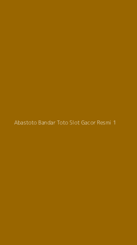 Tampilan Antarmuka Aplikasi Abastoto Bandar Toto Slot Gacor Resmi - 1