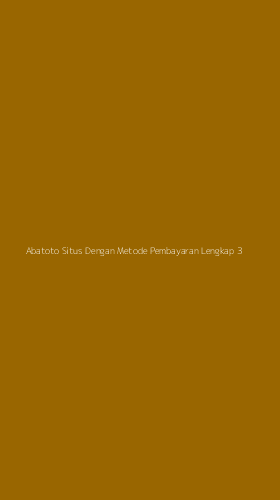 Tampilan Antarmuka Aplikasi Abatoto Situs Dengan Metode Pembayaran Lengkap - 3