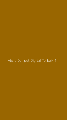 Tampilan Antarmuka Aplikasi Abcid Dompet Digital Terbaik - 1