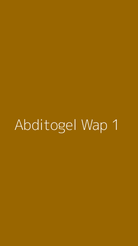 Tampilan Antarmuka Aplikasi Abditogel Wap - 1