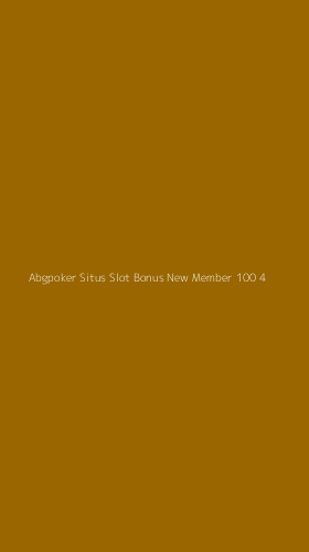 Tampilan Antarmuka Aplikasi Abgpoker Situs Slot Bonus New Member 100 - 4