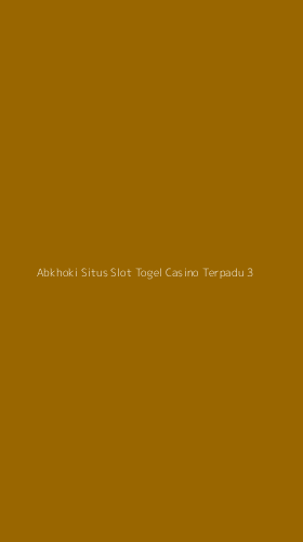 Tampilan Antarmuka Aplikasi Abkhoki Situs Slot Togel Casino Terpadu - 3