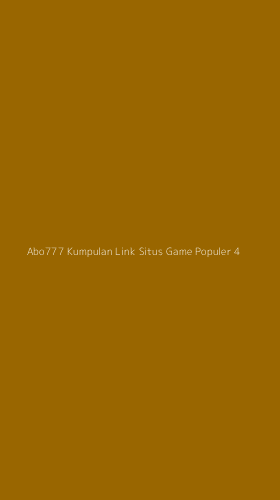Tampilan Antarmuka Aplikasi Abo777 Kumpulan Link Situs Game Populer - 4