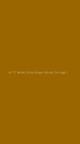 Tampilan Antarmuka Aplikasi Ac777 Bandar Online Dengan Winrate Tertinggi - 1