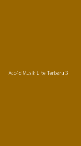 Tampilan Antarmuka Aplikasi Acc4d Musik Lite Terbaru - 3