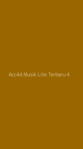 Tampilan Antarmuka Aplikasi Acc4d Musik Lite Terbaru - 4