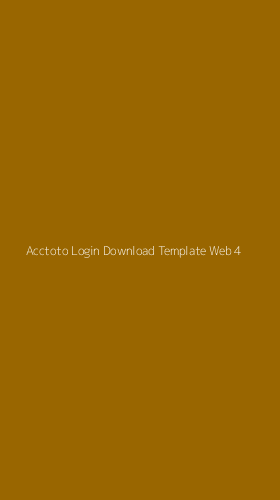 Tampilan Antarmuka Aplikasi Acctoto Login Download Template Web - 4
