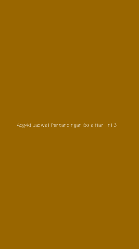 Tampilan Antarmuka Aplikasi Acg4d Jadwal Pertandingan Bola Hari Ini - 3