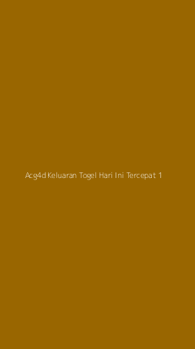 Tampilan Antarmuka Aplikasi Acg4d Keluaran Togel Hari Ini Tercepat - 1