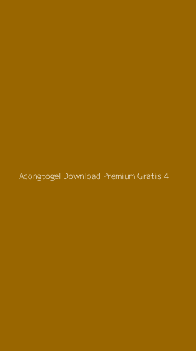Tampilan Antarmuka Aplikasi Acongtogel Download Premium Gratis - 4