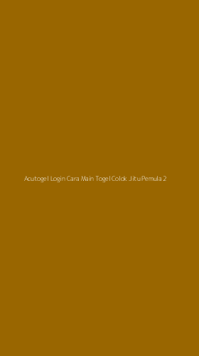 Tampilan Antarmuka Aplikasi Acutogel Login Cara Main Togel Colok Jitu Pemula - 2