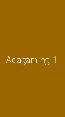 Tampilan Antarmuka Aplikasi Adagaming - 1