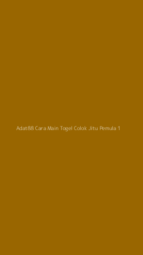 Tampilan Antarmuka Aplikasi Adat88 Cara Main Togel Colok Jitu Pemula - 1