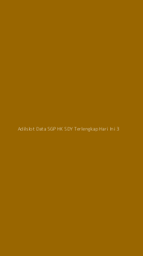 Tampilan Antarmuka Aplikasi Adilslot Data Sgp Hk Sdy Terlengkap Hari Ini - 3